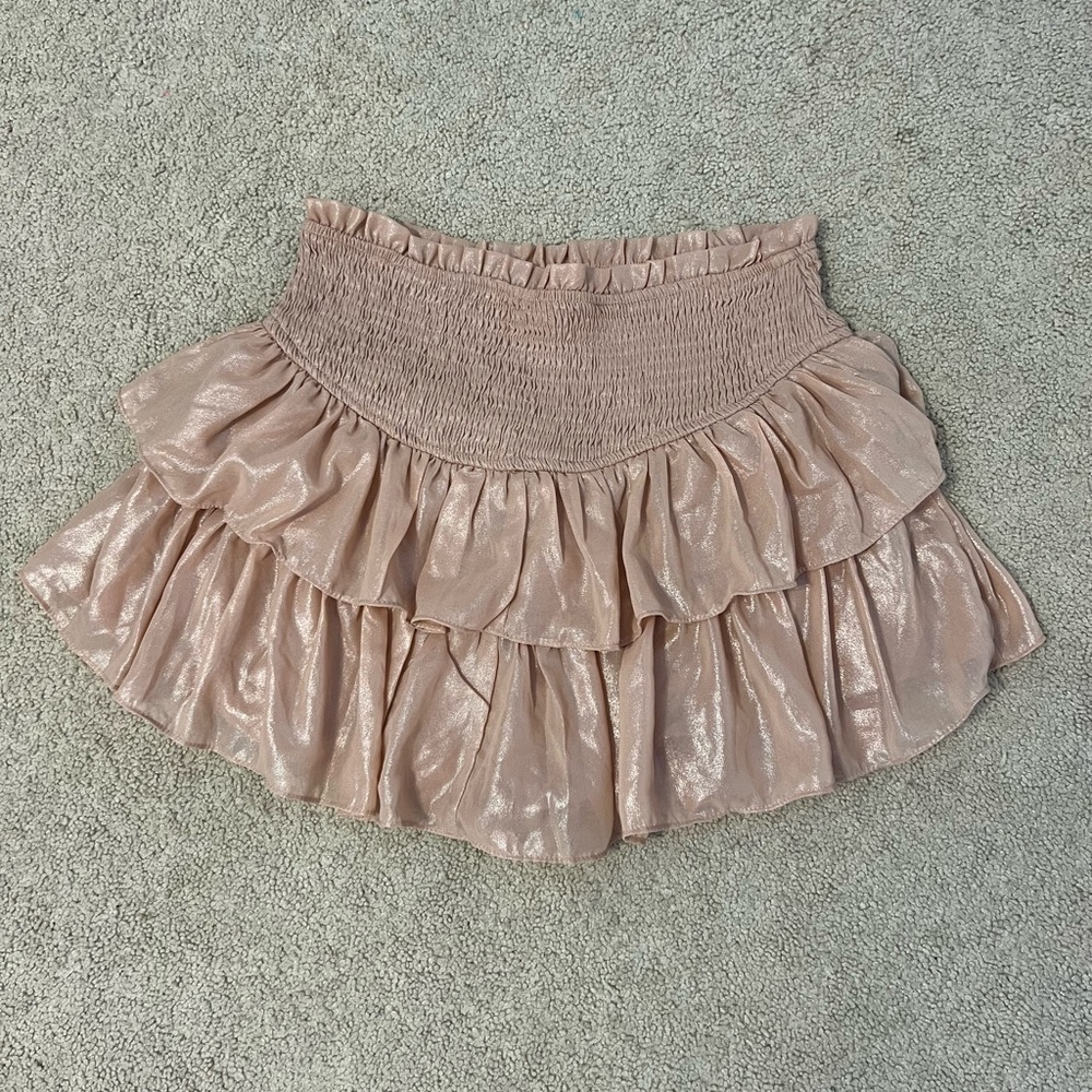 Ruffle Mini Skirt